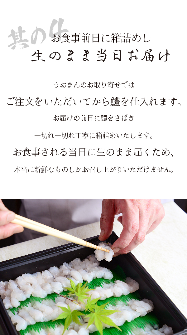 京都 夏の風物詩活鱧すき